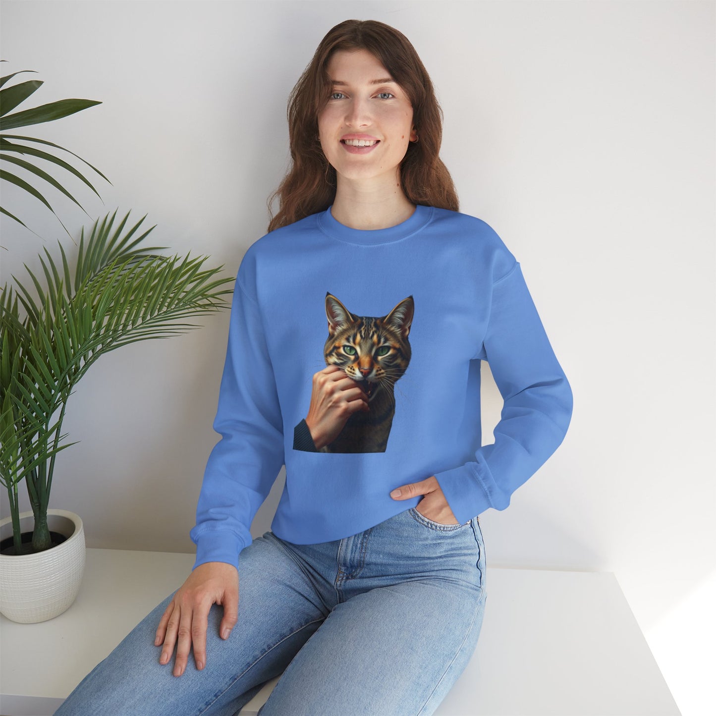 Paws of Love – Cat Kiss Sweatshirt Women's