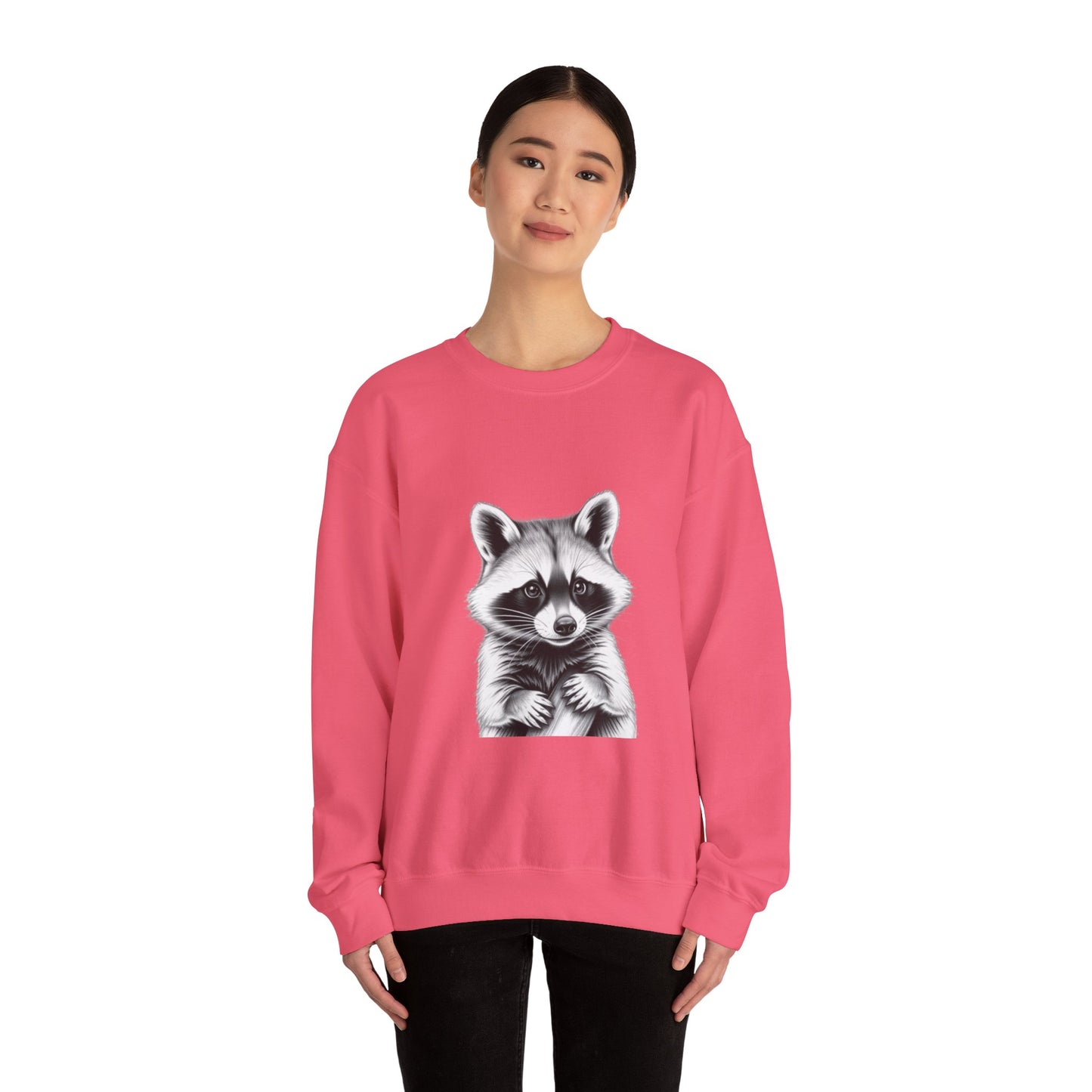 Cozy Raccoon Sweatshirt Women's