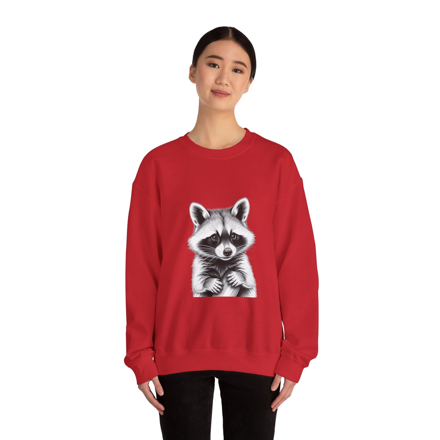 Cozy Raccoon Sweatshirt Women's