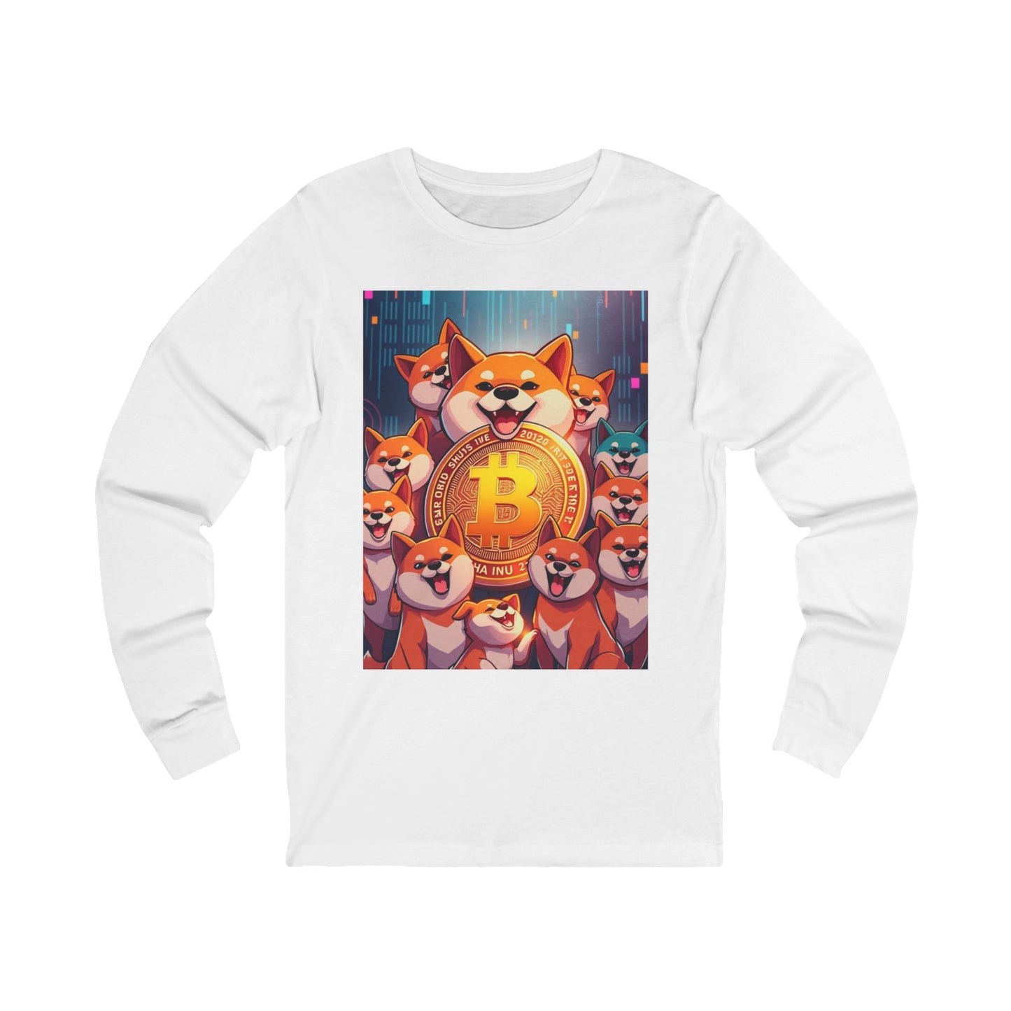 Winter '25 Shiba Inu Crypto Coin Long Sleeve Tee