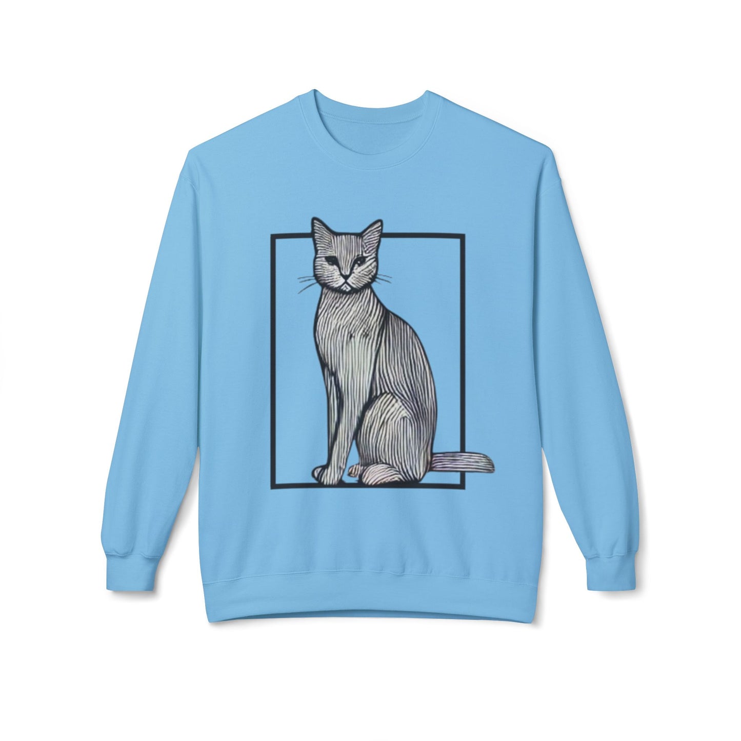 Chic Feline Sweatshirt - Women's