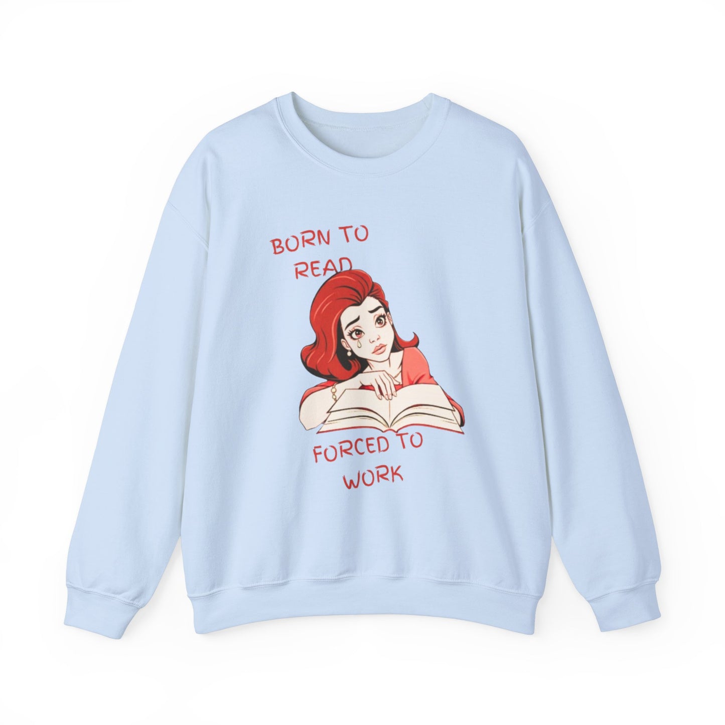 Born to Read – Premium Literary Sweatshirt WOMEN