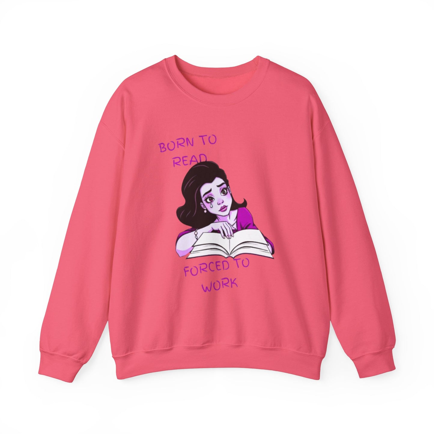 Born to Read – Premium Literary Sweatshirt WOMEN