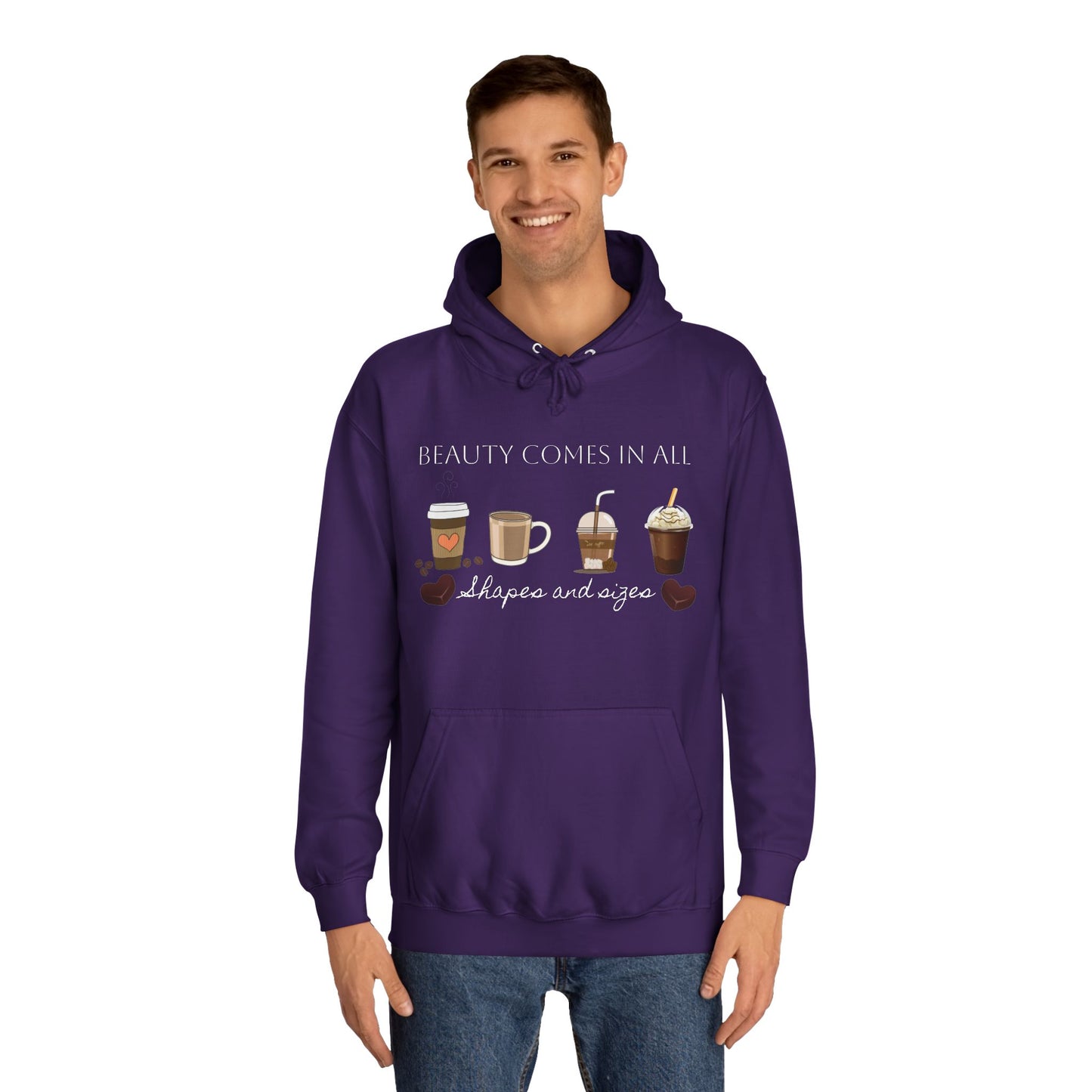 Espresso Yourself Heart Hoodie Mens