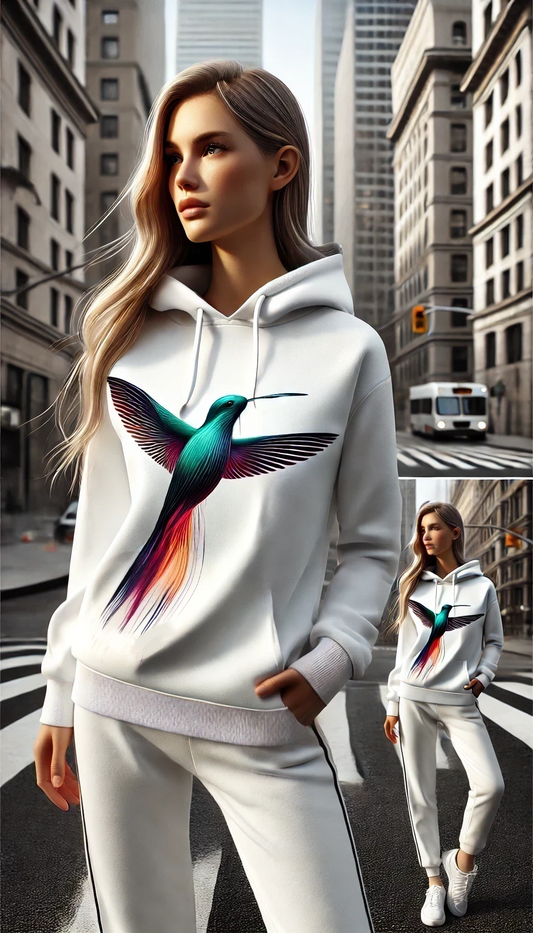 Vibrant Bird Sweatshirt - Women's