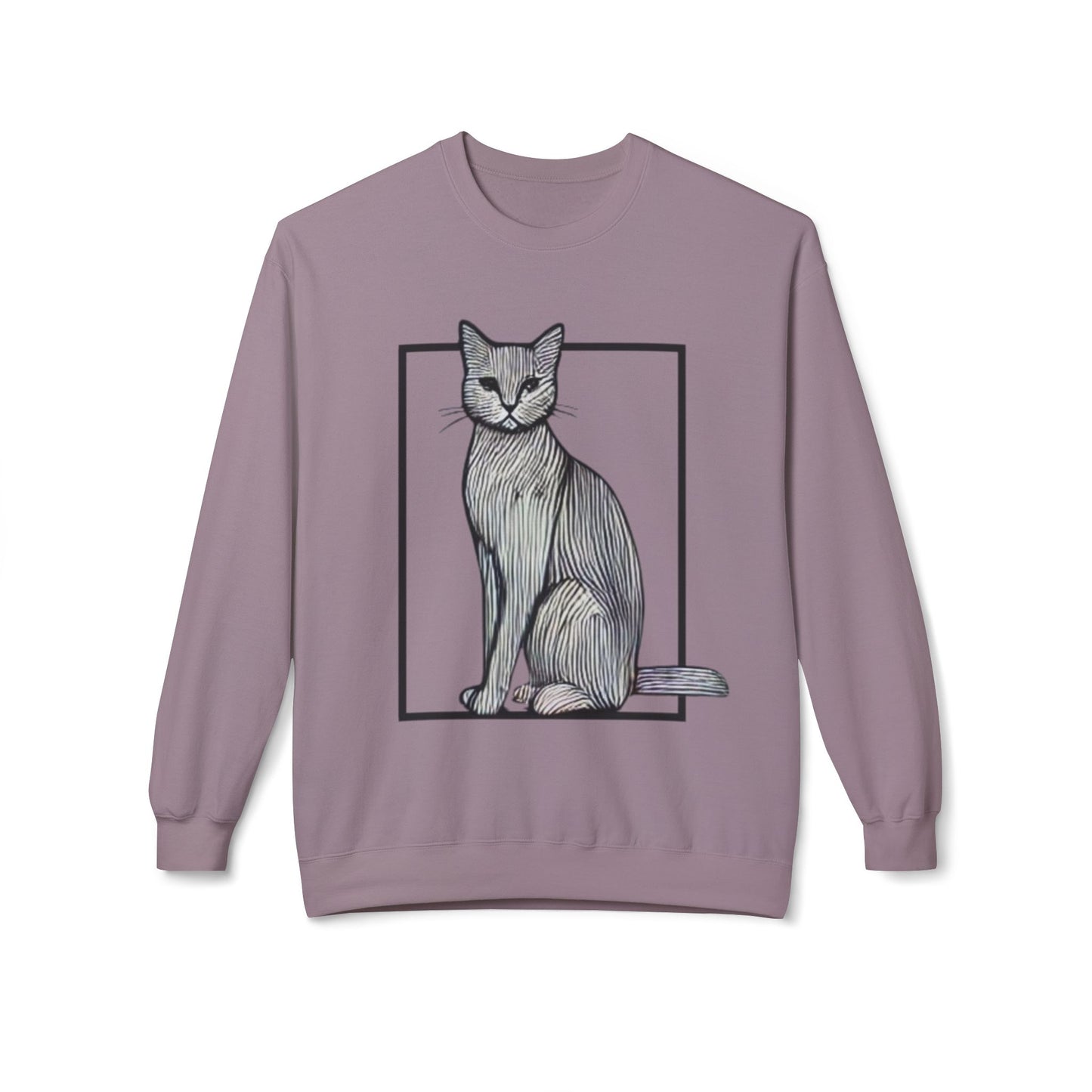 Chic Feline Sweatshirt - Women's