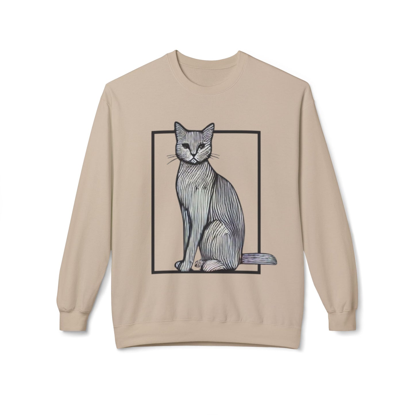 Chic Feline Sweatshirt - Women's