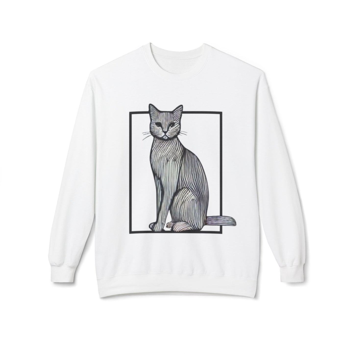 Chic Feline Sweatshirt - Women's