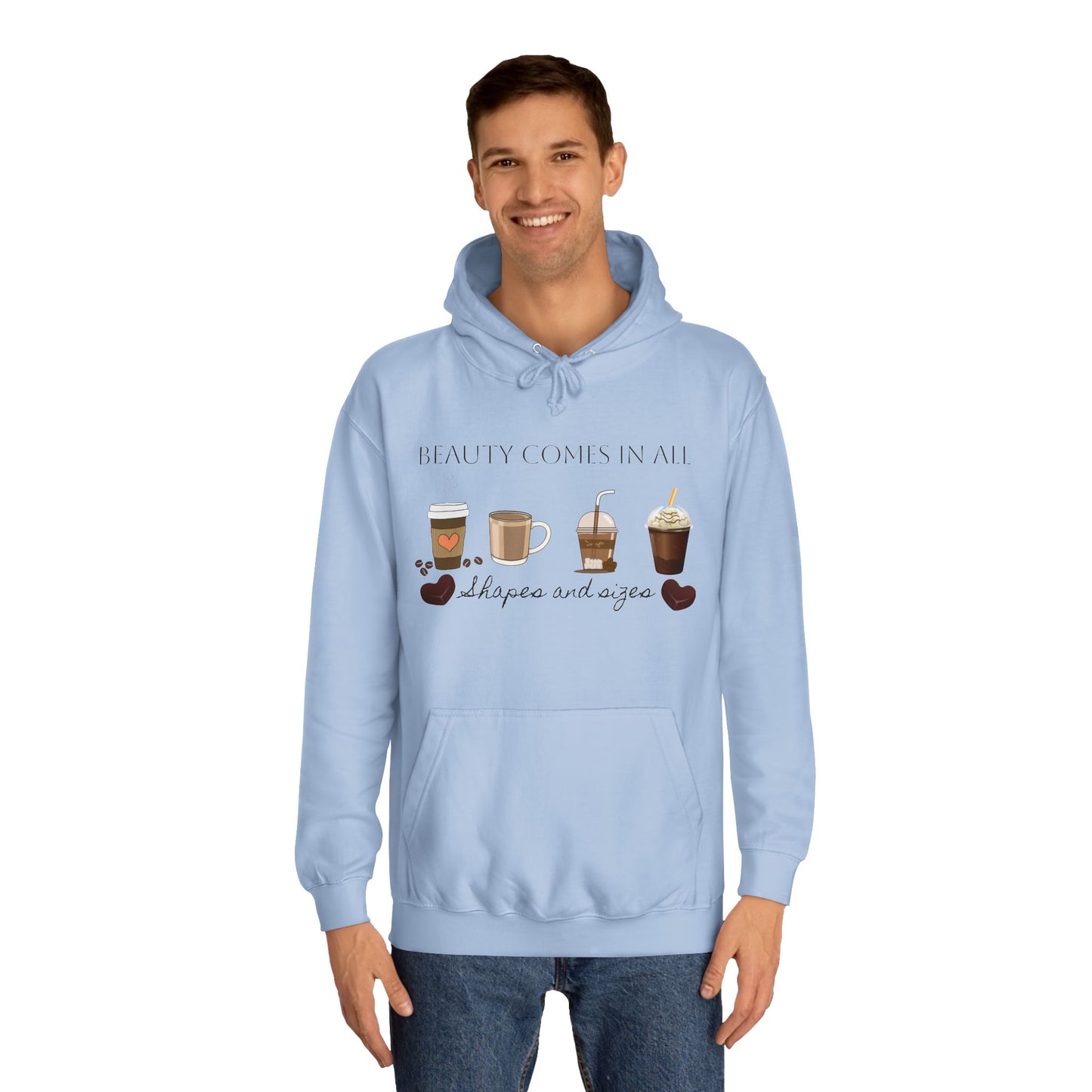 Espresso Yourself Heart Hoodie Mens