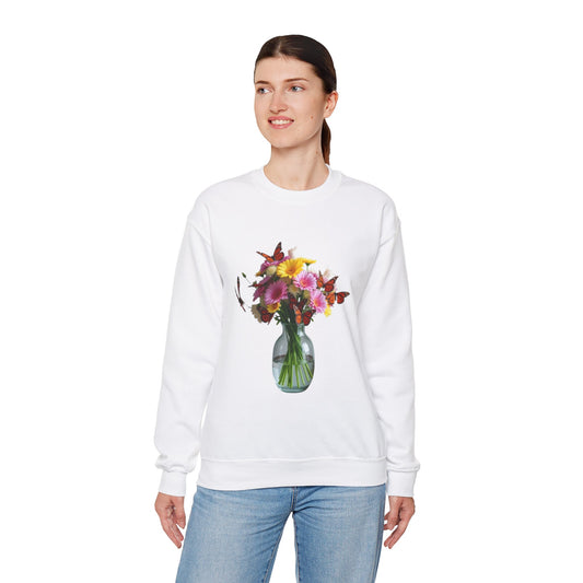 Bloom & Flutter" Premium Sweatshirt